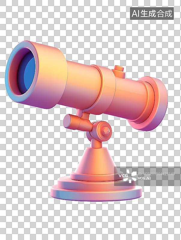 【AI数字艺术】天文望远镜图片素材