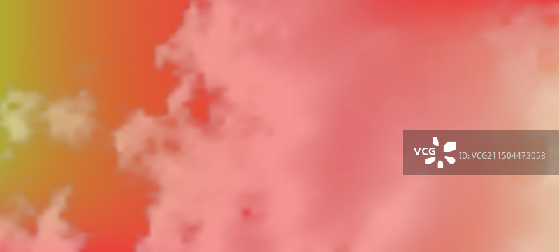 现代彩色渐变背景与云朵图片素材