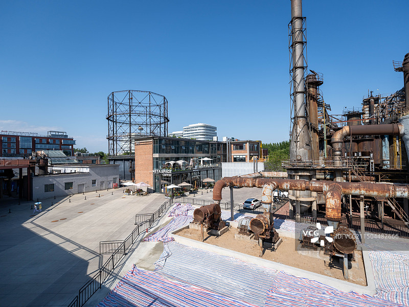 北京751艺术区正东煤气厂798艺术区国营七五一厂图片素材