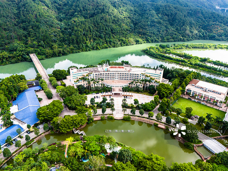 航拍广州从化碧水湾温泉度假村图片素材