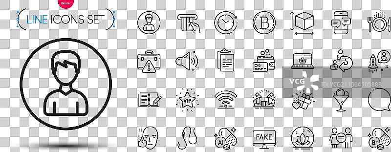 爱心礼品卡与气泡线条组合图片素材