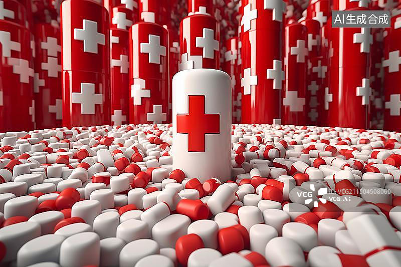 【AI数字艺术】配图：药品图片素材