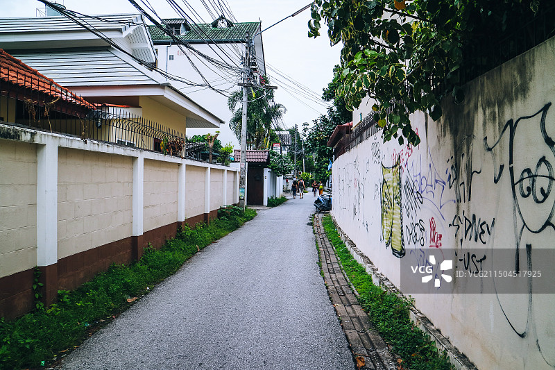 泰国清迈古城景点图片素材