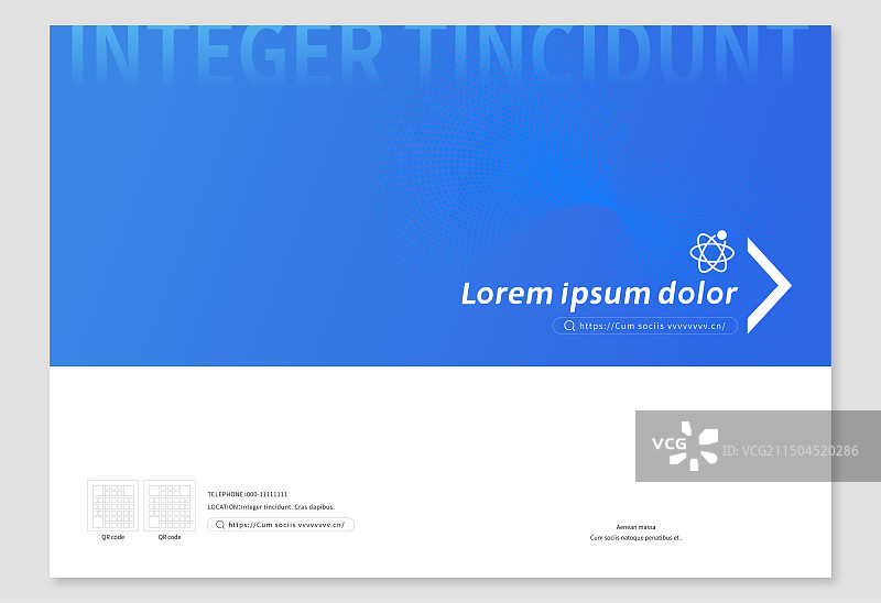 商务科技画册封面封底图片素材