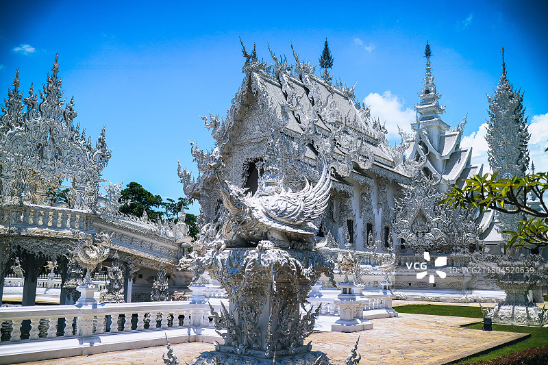 泰国黑白庙图片素材