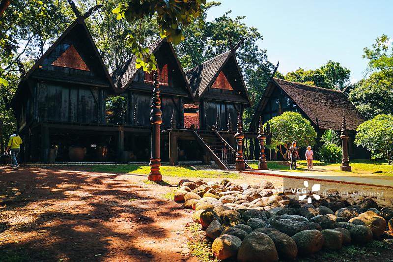 泰国黑白庙图片素材