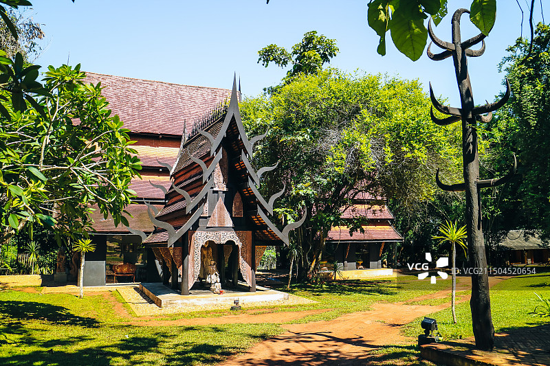 泰国黑白庙图片素材