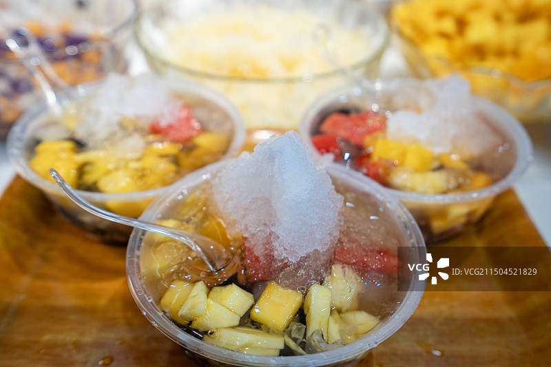 漳州古城美食小吃四果汤图片素材