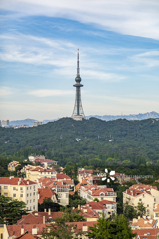 青岛电视塔图片素材
