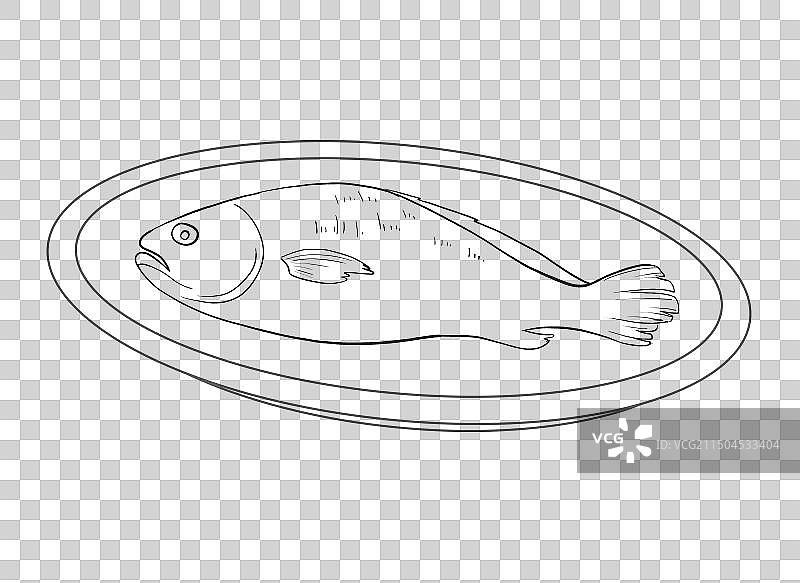 中国传统美食浙江菜舟山黄鱼图片素材