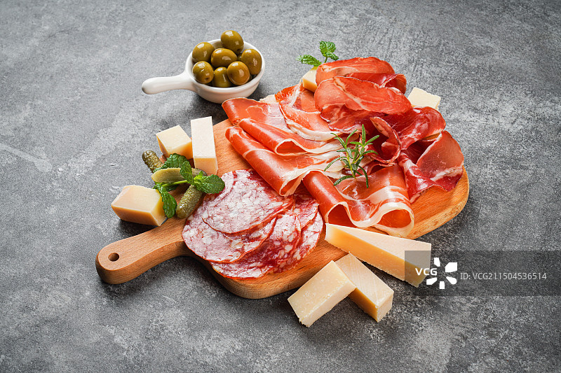 火腿切片图片素材