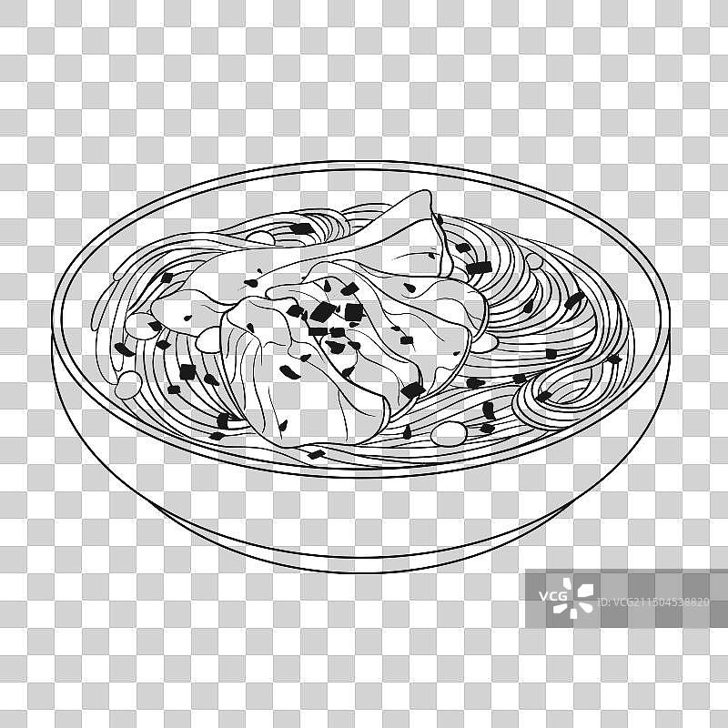 中国传统美食湘菜牛肉粉图片素材