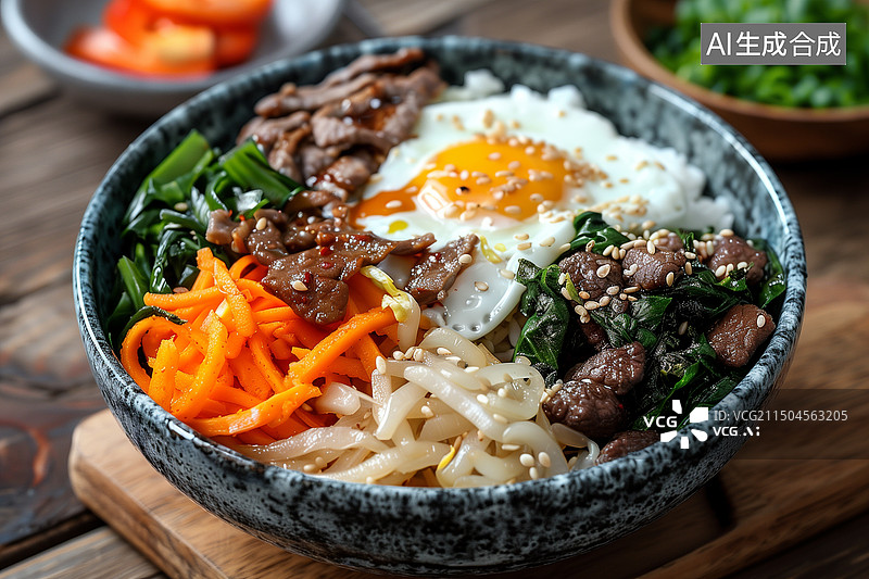 【AI数字艺术】石锅拌饭图片素材