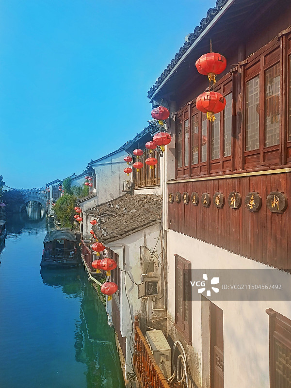 七里山塘图片素材