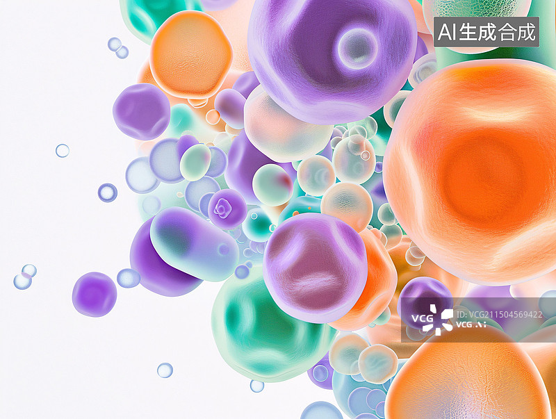 【AI数字艺术】医疗健康新冠病毒医学概念抽象3d渲染背景图片素材