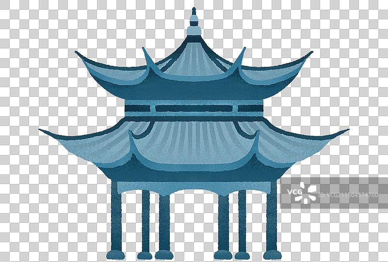 古风中式建筑西湖聚贤亭图片素材