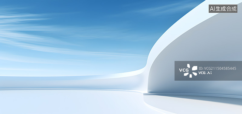 【AI数字艺术】3D现代城市建筑及广场空地背景图图片素材