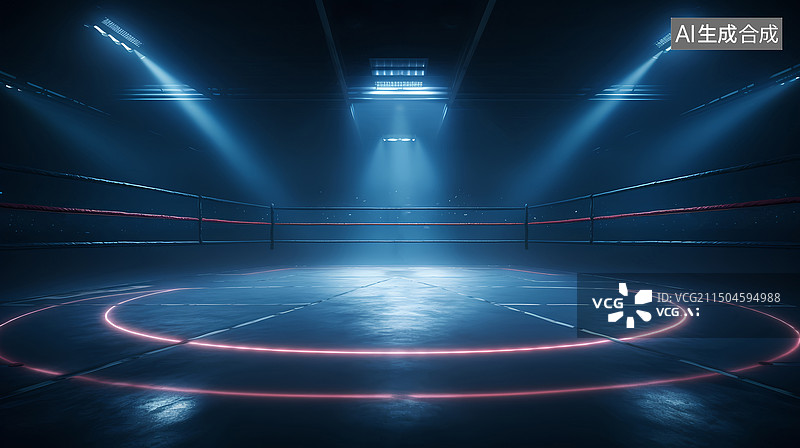 【AI数字艺术】科幻感竞技场图片素材