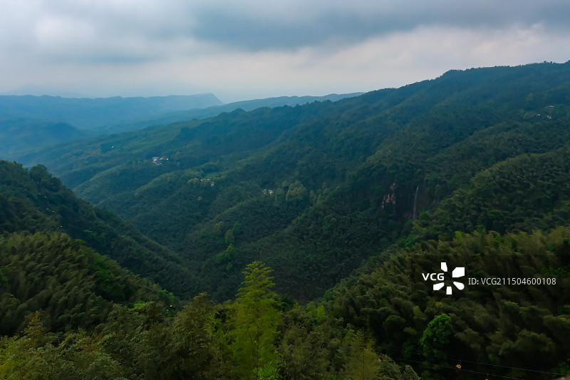 中国四川省宜宾市蜀南竹海景区，蜀南竹海观海楼片区风光，国家五A级景区，避暑天堂，观海楼图片素材