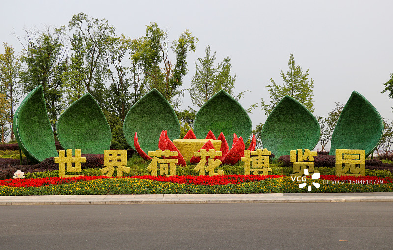 遂宁圣莲岛世界荷花博览园图片素材