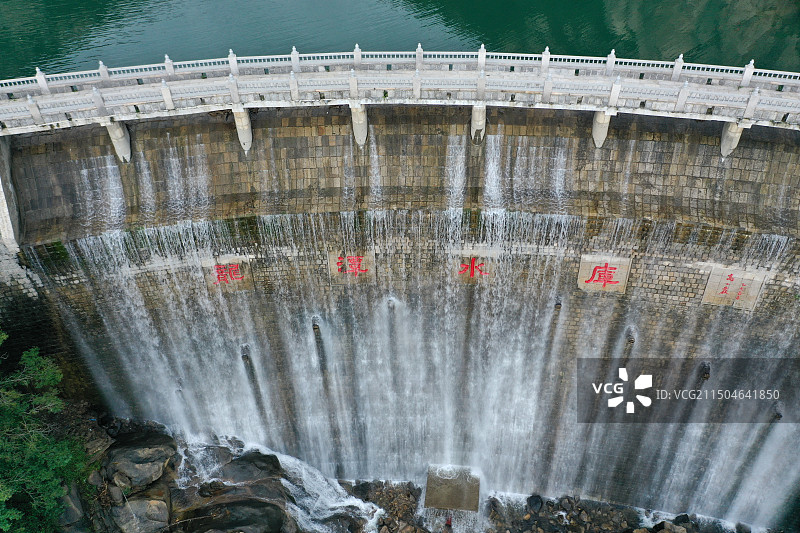 青岛崂山，崂山龙潭水库图片素材