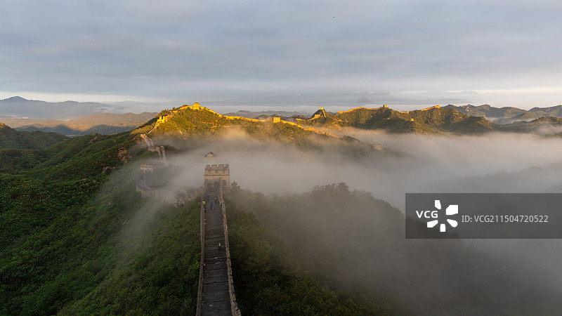 金山岭长城图片素材