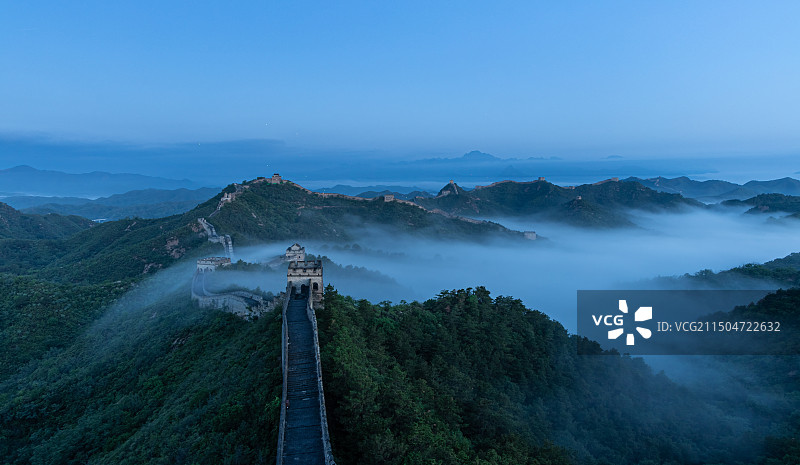 金山岭长城图片素材