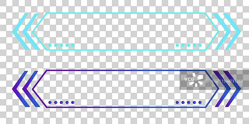 科技框边框矢量元素图片素材