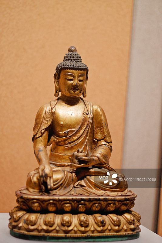 铜佛像 清 常州博物馆藏图片素材