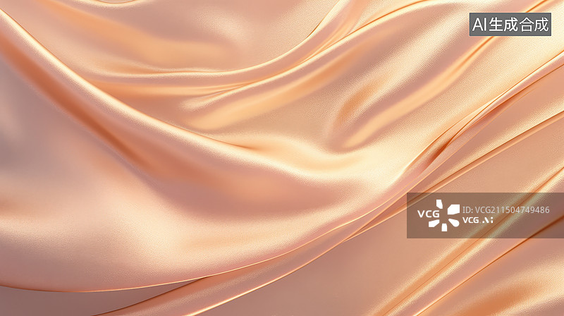 【AI数字艺术】流线型丝绸布料线条背景图片素材