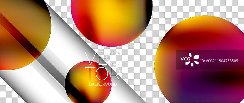 动态流体梯度技术球体令人着迷图片素材