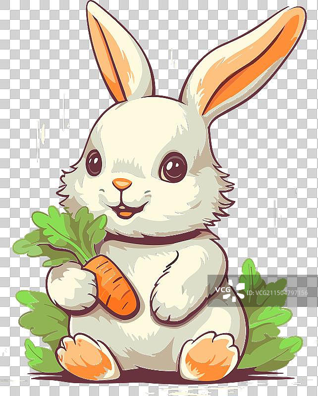 异想天开的兔子仙境图片素材