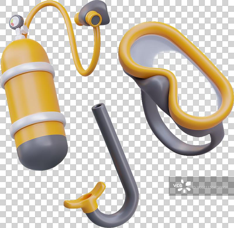 专业游泳运动员的呼吸器系列图片素材