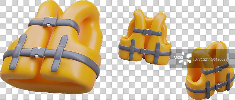 不同位置的充气背心素材图片素材