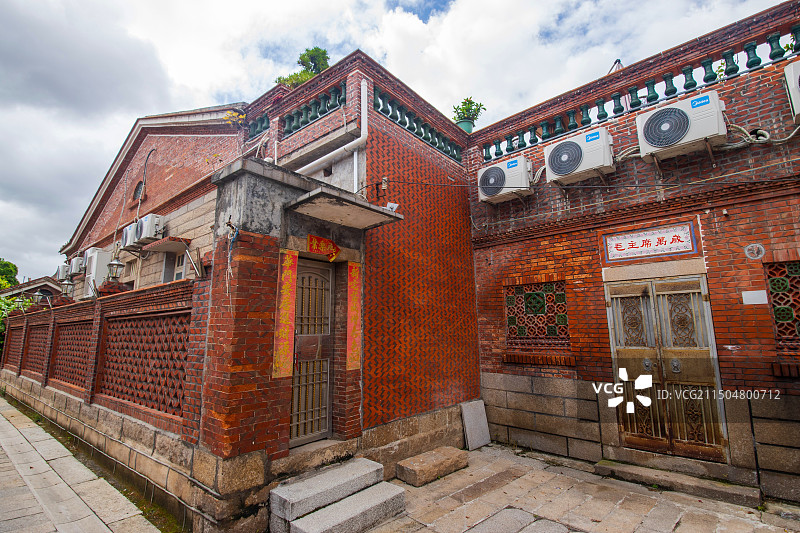著名导演程亮电影《春色寄情人》拍摄地，网红民宿打卡点泉州鲤城西街旧馆驿巷51号 古驿民宿图片素材