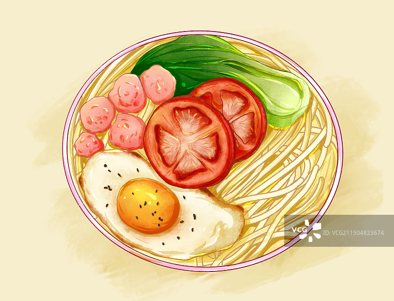 一碗面条图片素材