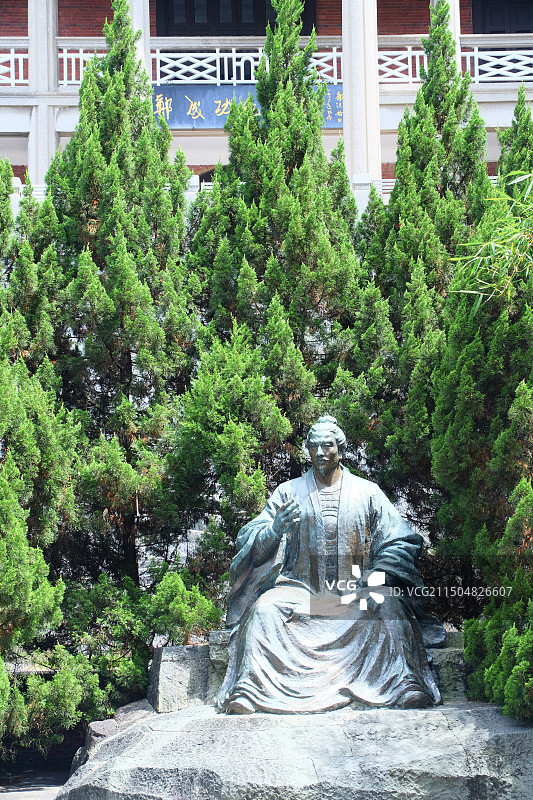 厦门鼓浪屿的蓝天白云和晚霞图片素材