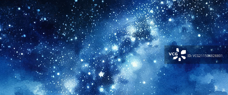 彩色水彩宇宙背景图片素材