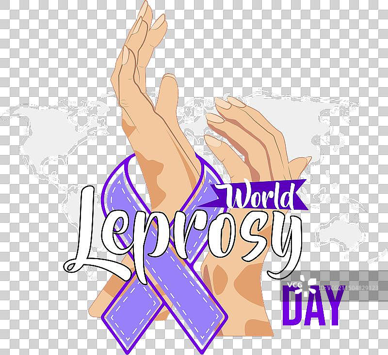 世界麻风病日图片素材
