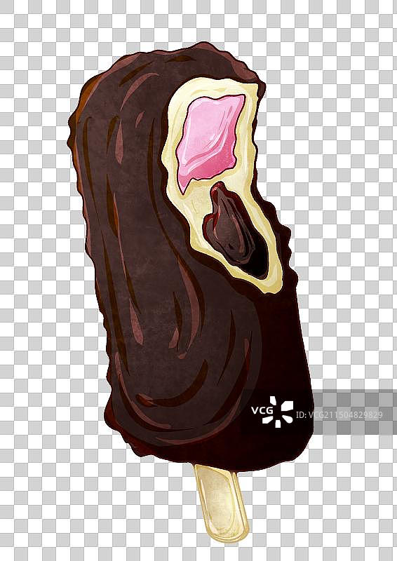 巧克力雪糕图片素材