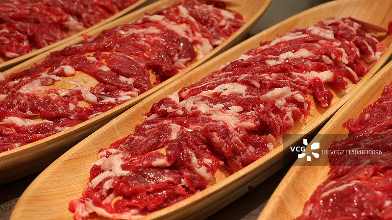 潮汕鲜切牛肉图片素材