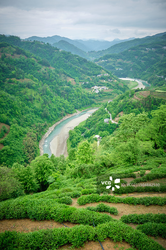 陕西紫阳，陕甘茶马古道图片素材