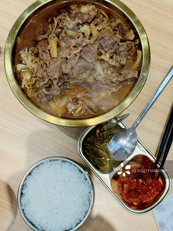 肥牛拌饭图片素材