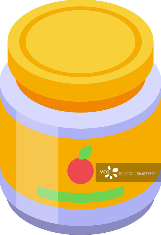 2.5D婴儿食品罐图片素材