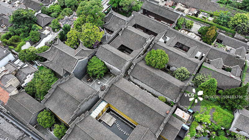 广陵有盐旧城改造，航拍扬州广陵古城图片素材