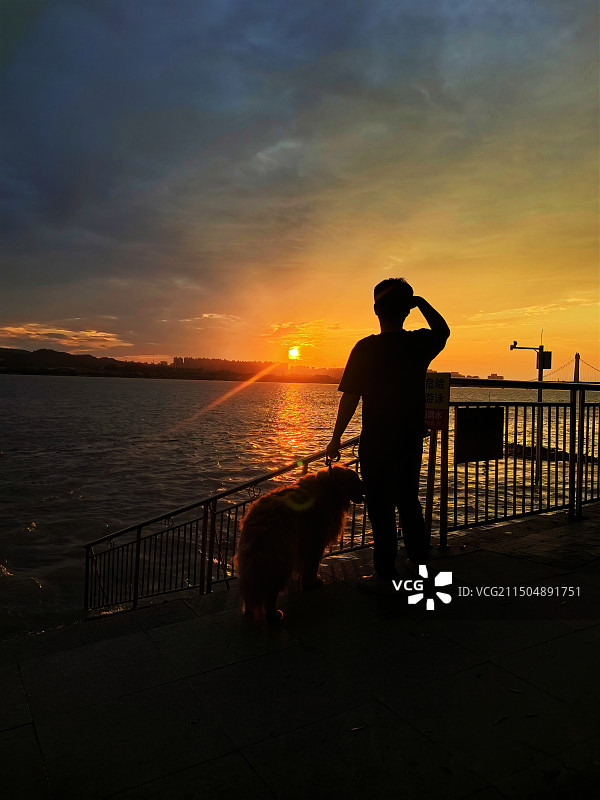 赏日落图片素材