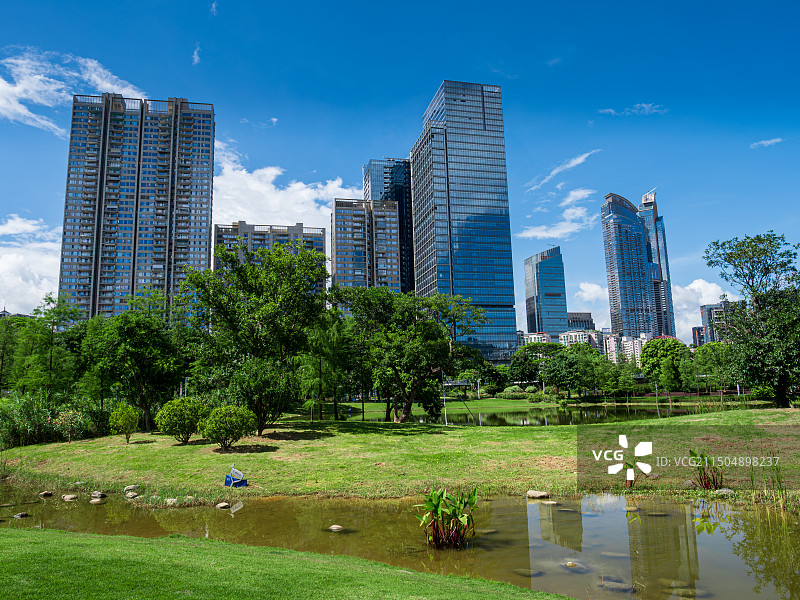 夏季的深圳香蜜公园图片素材