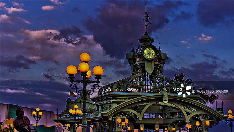 东京迪士尼小镇图片素材