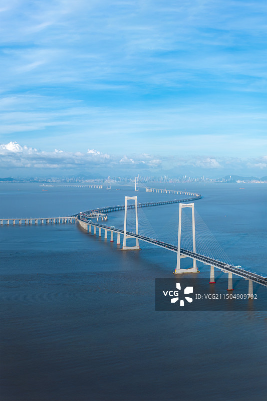 航拍深中通道图片素材