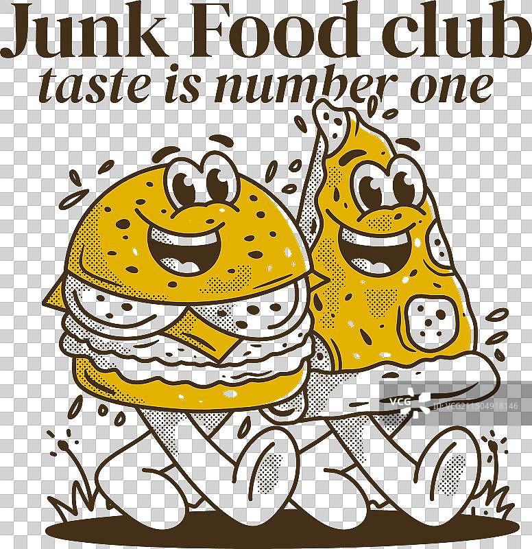 垃圾食品俱乐部味道第一图片素材